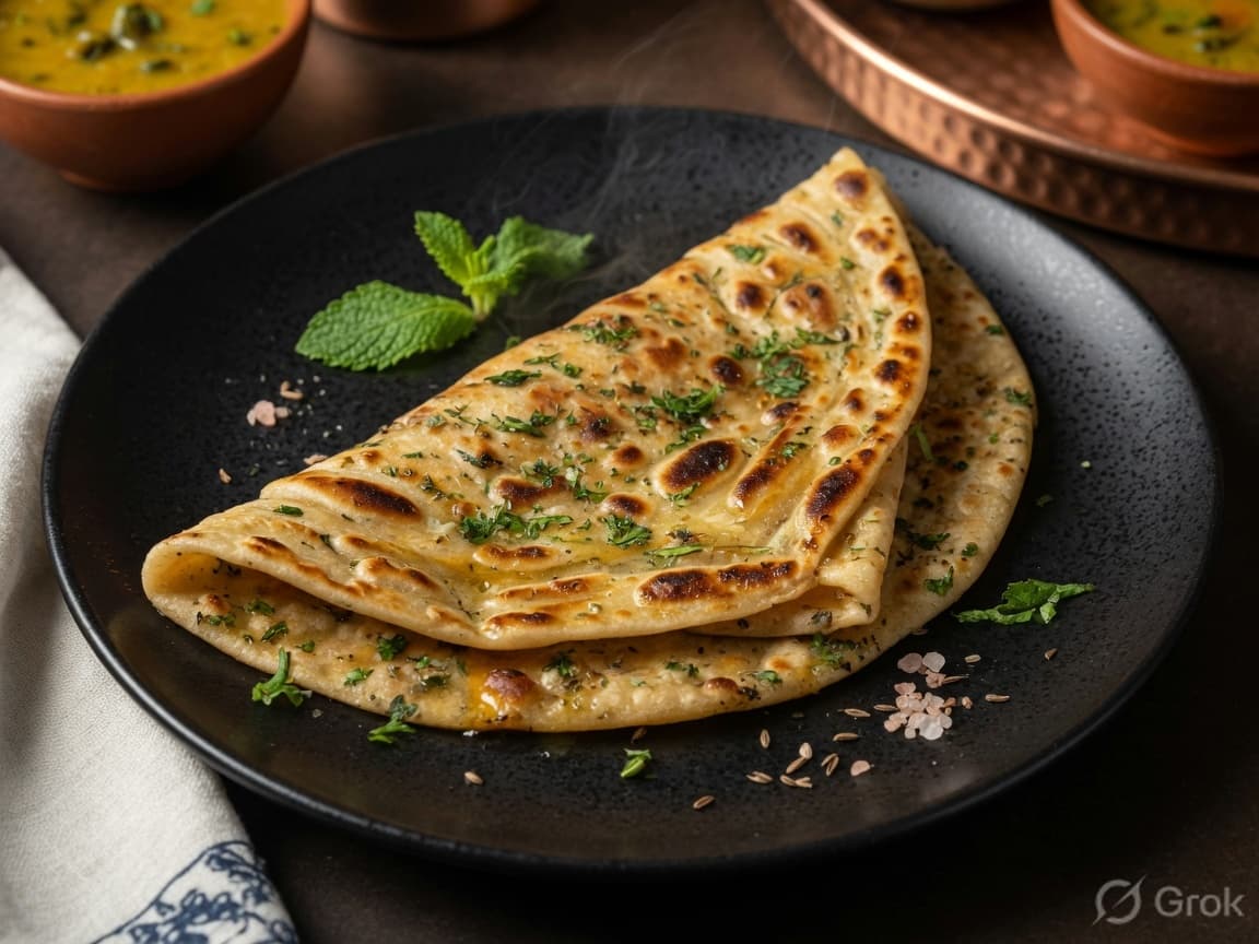 पुदीना पराठा